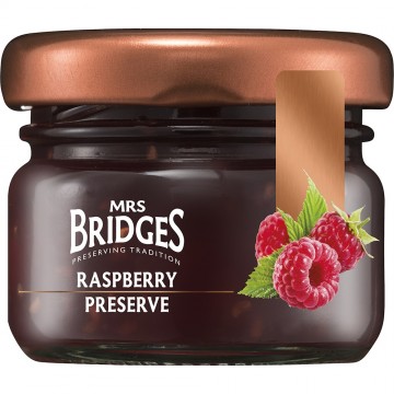 Mrs Bridges mini raspberry preserve28g