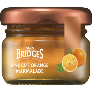 Mrs Bridges mini fine cut orange marmalade28g