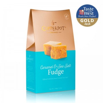 Copperpot orig caramel sea salt fudge