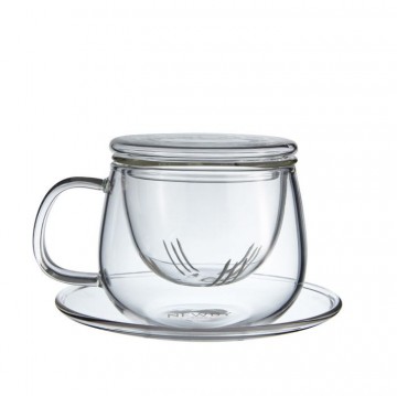 Newby Teas Glassinfuser with saucer