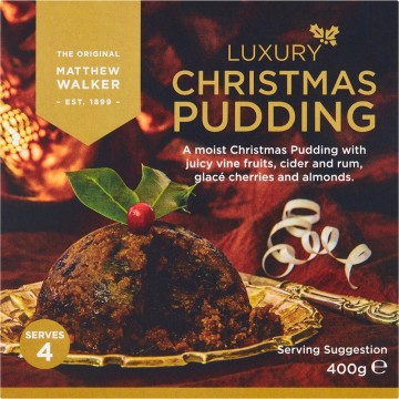 Luxury christmaspudding matthew walker