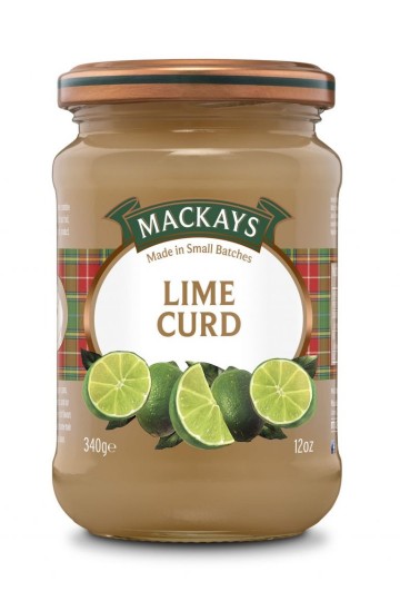 Mackays 62000106 lime curd glas 340g
