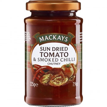 Mackays sdtomatosmokedchillichutney 225g