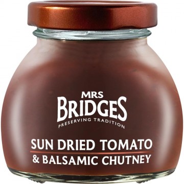 Mrs bridges sundried tomato balsamic chutney glas100g