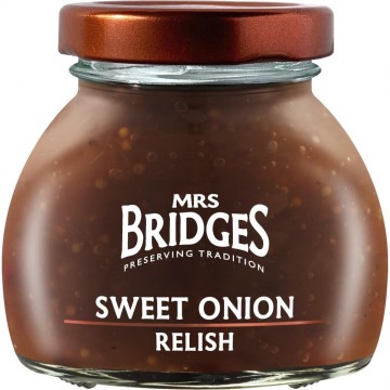 Mrs bridges sweet onion relish glas100g