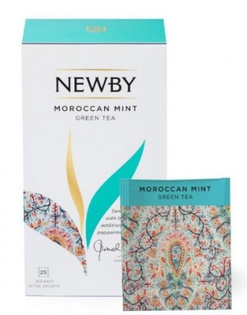 Newby maroccan mint green tea bag25