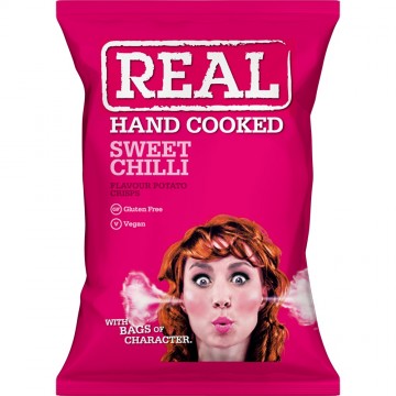 Real crisps sweetchilli crisps zak150g