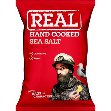 Realcrisps seasaltcrisps zak150g