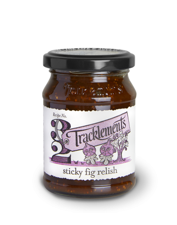 Tracklements sticky fig relish 190ml