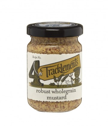 Tracklements robust wholegrain mustard 140g glutenvrij