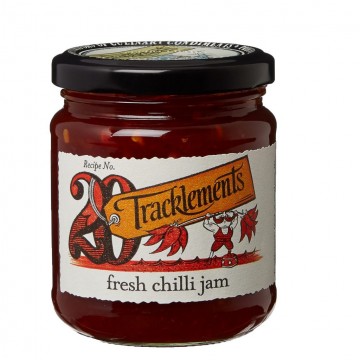Tracklements79012110 fresh chilli jam 210g glutenvrij