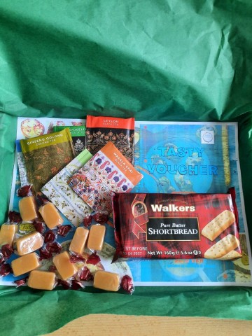 Tasty Voucher box incl shortbread fingers